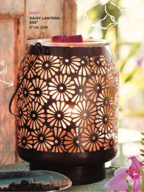 Scentsy Daisy Lantern Warmer